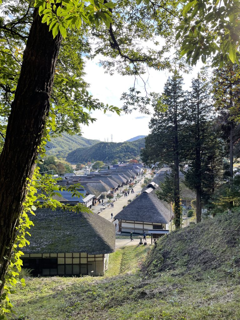 福島県の大内宿に10月に行ってまいりました